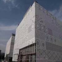 冲孔铝单板之孔型孔径排列、定制图案冲孔幕墙！